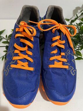 Icebug Mens Blue & Orange Athletic Trail Running Shoes Size 10